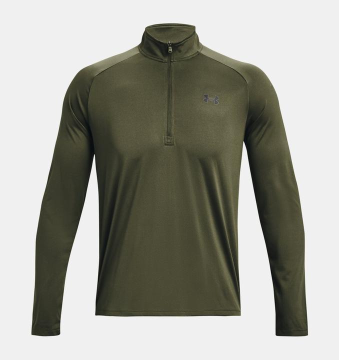 Produktbild Under Armour Tactical Tech Shirt mit Reissverschluss, langarm, steingrauoliv S (XL)