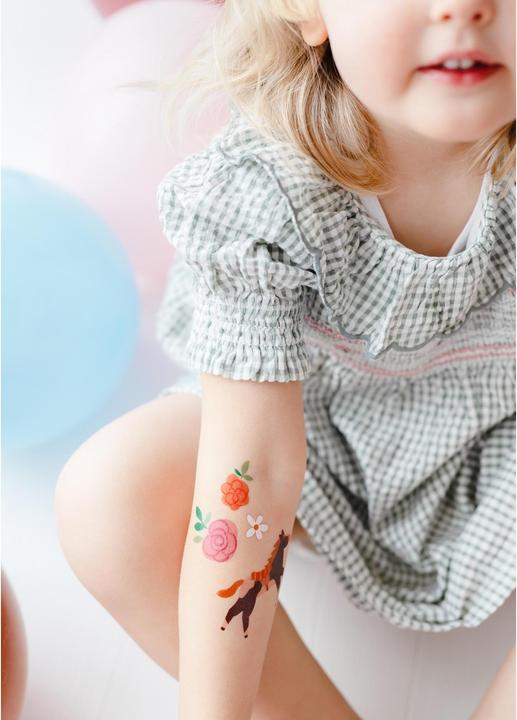 Image du produit Partydeco Kit de tatouage cheval mix, 16 pièces