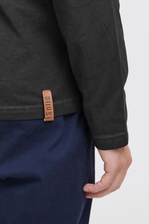 Actual product image Solid Tinox Men's Longsleeve With V-Neck Made Of 100% Cotton (XL)