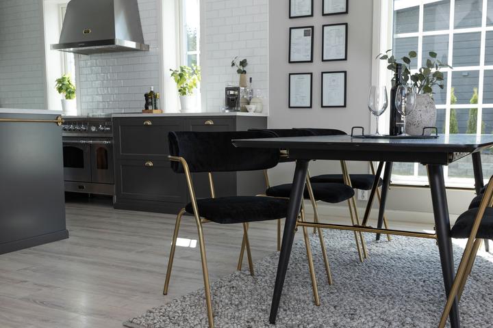 Actual product image Venture Home Dining table gold (180 x 85 x 75 cm)