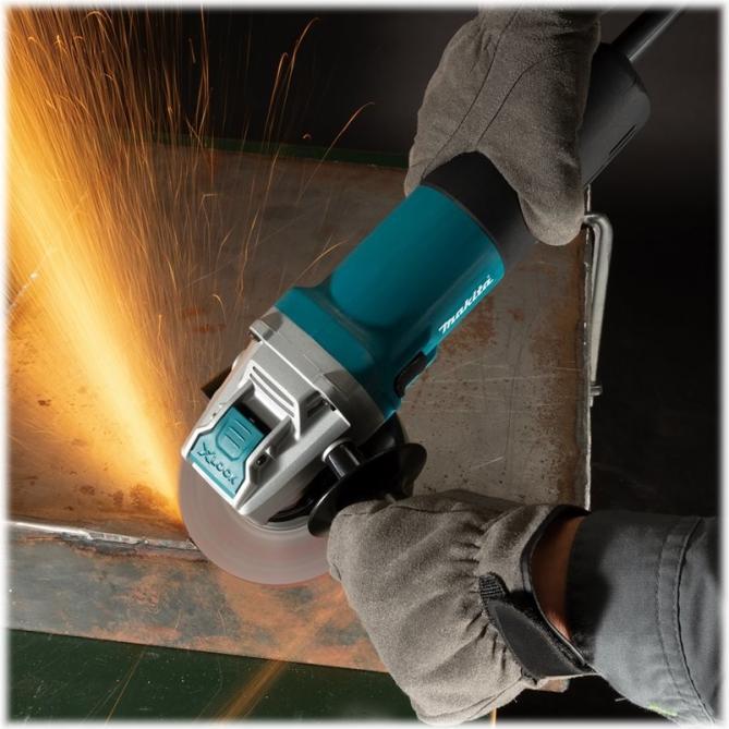 Produktbild Makita Ø125mm Winkelschleifer X-LOCK GA5080RX02 1.400 Watt+ Schutzhaubenabdeckung