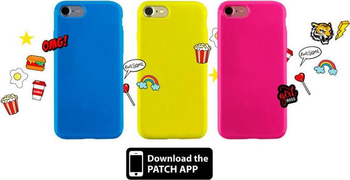 Image du produit Puro Patch Mania - Étui pour Samsung Galaxy A3 (2017), jeu de 5 autocollants (jaune) (Apple iPhone 7, Huawei P9 Lite, Samsung Galaxy A3 (2017), Samsung Galaxy A5 (2017))