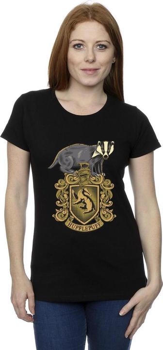 Immagine prodotto Hufflepuff Sketch Crest Maglietta Donna (M)