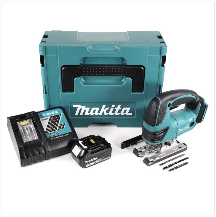 Actual product image Makita DJV 180 RF1J Battery jigsaw 18V + 1x battery 3.0Ah + charger + Makpac