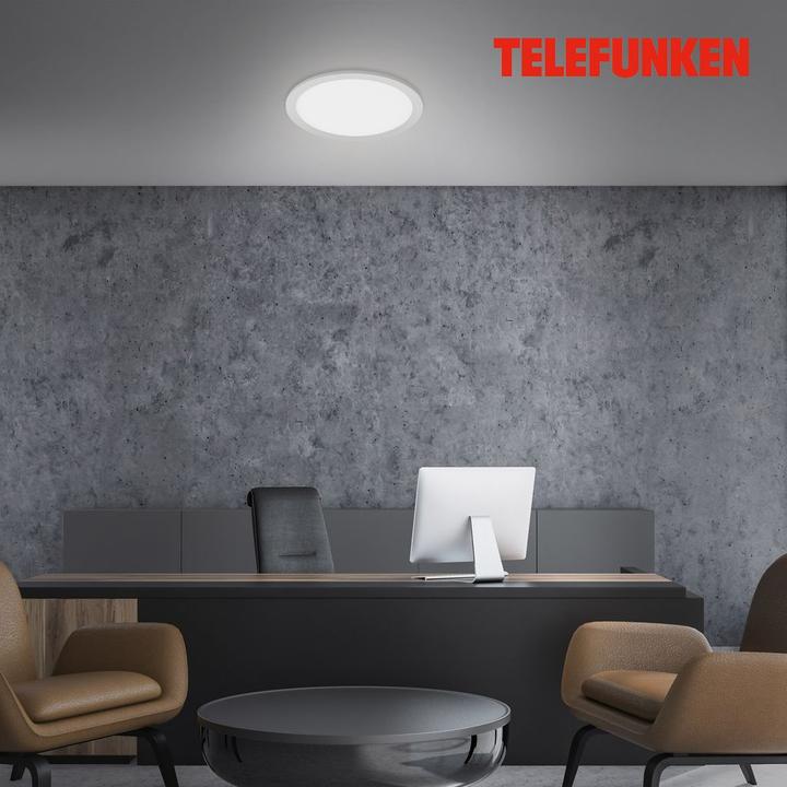 Image du produit Telefunken LED Sensor Panel 20W 1600 lm 4000 K blanc neutre Hx 50x300 mm chrome mat blanc (1600 lm)