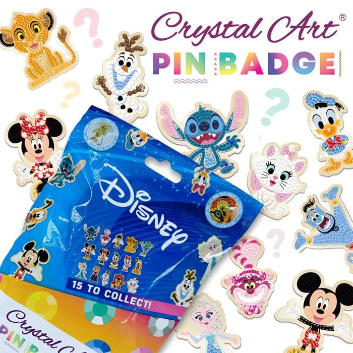 Actual product image Craft Buddy Crystal Art Pin Badge Blind Bag einzeln