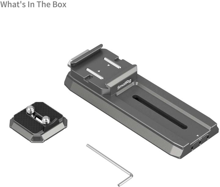 Actual product image SmallRig HawkLock H38 Manfrotto Quick Release Plate for DJI Stabilisers 4638 (Gimbal mounting plate)