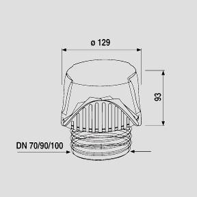Actual product image Sanit Pipe aerator ventilair