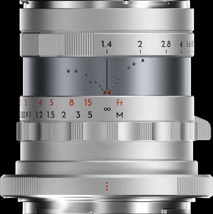 Actual product image Thypoch Full-frame Photography Lens Simera 35mm f1.4 for Nikon Z Mount - Silver (Nikon Z, full size)