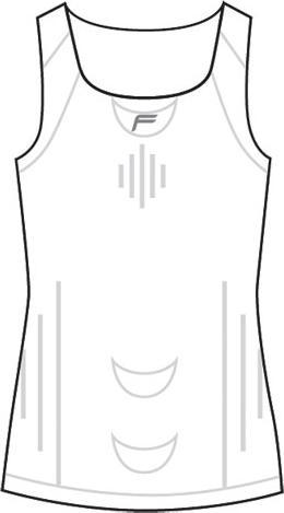 Actual product image Fuse F Lite Body Megalight 140 Tanktop Woman, White, M (M)