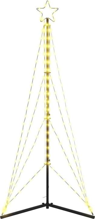 Image du produit VidaXL Illumination du sapin de Noël 363 LED blanc chaud 182 cm