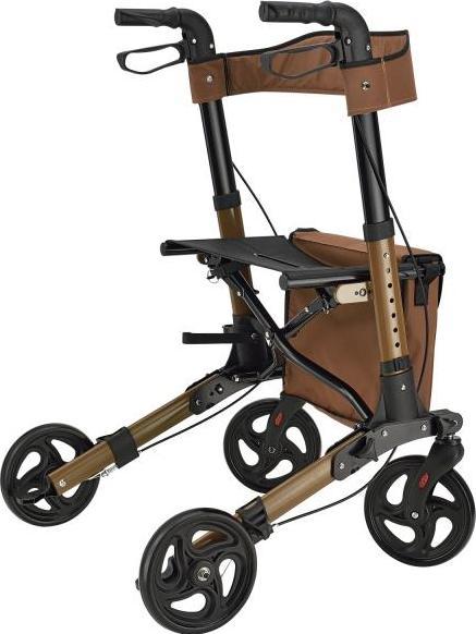 Immagine prodotto Juskys Rollator pieghevole Vital con seggiolino e borsa per la spesa