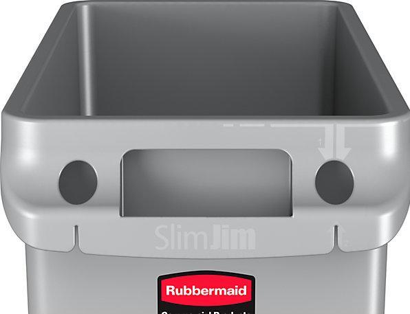 Actual product image Rubbermaid Plastic recyclable material collector (87 l)