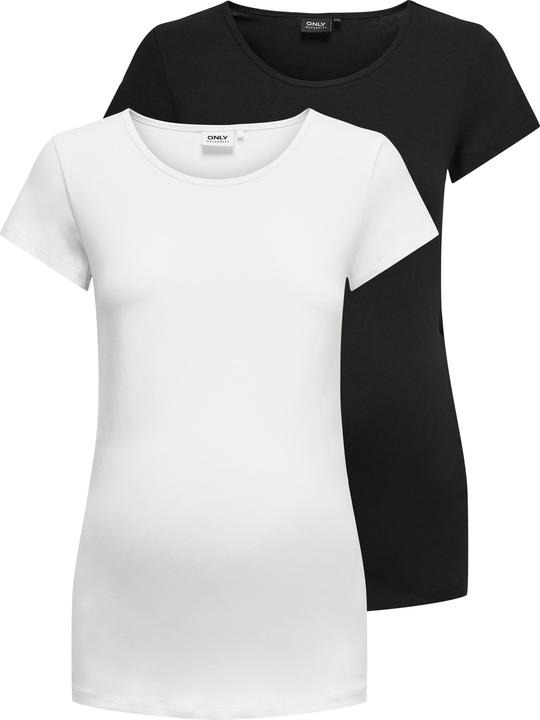 Produktbild Only Maternity Mama 2er-Pack Basic T-Shirt T-shirt (L)