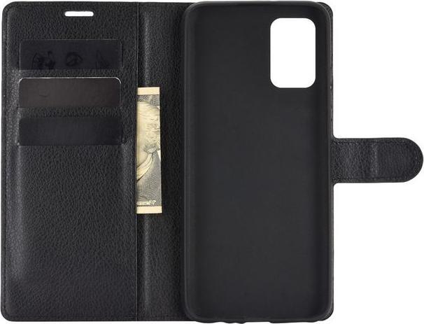 Actual product image MU Classic Litchi Leather Bookcover Series (Samsung Galaxy A02s)