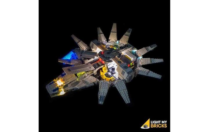 Actual product image Light my bricks LEGO Star Wars Kessel Run Millennium Falcon #75212 Light Kit
