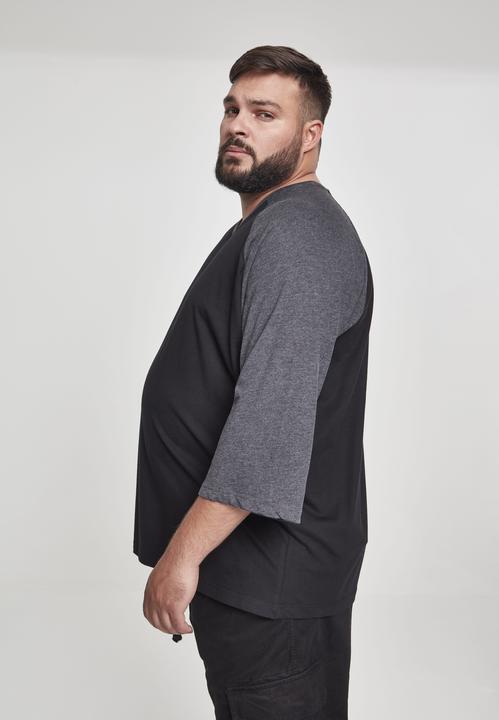 Actual product image Urban Classics Contrast 3/4 Sleeve Raglan Tee (5XL)
