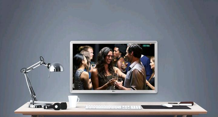 Productafbeelding LG TV 28" 28TQ515SWZ HD WIT STV WIFI (27.50", TQ51, LED, Klaar voor HD, 2022)