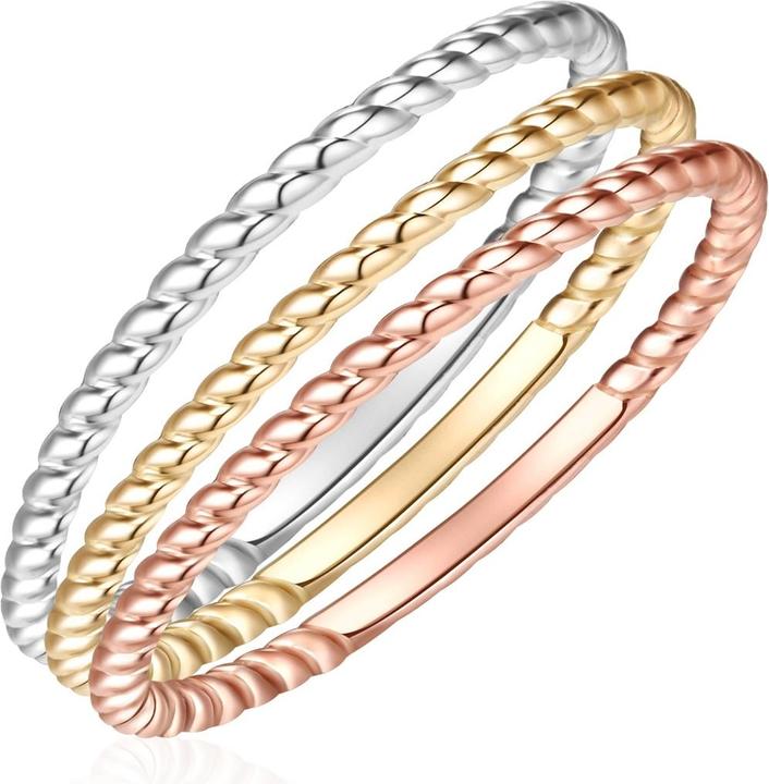 Glanzstücke München Damen Sterling Silber silber/gelbgold/roségold - 24271