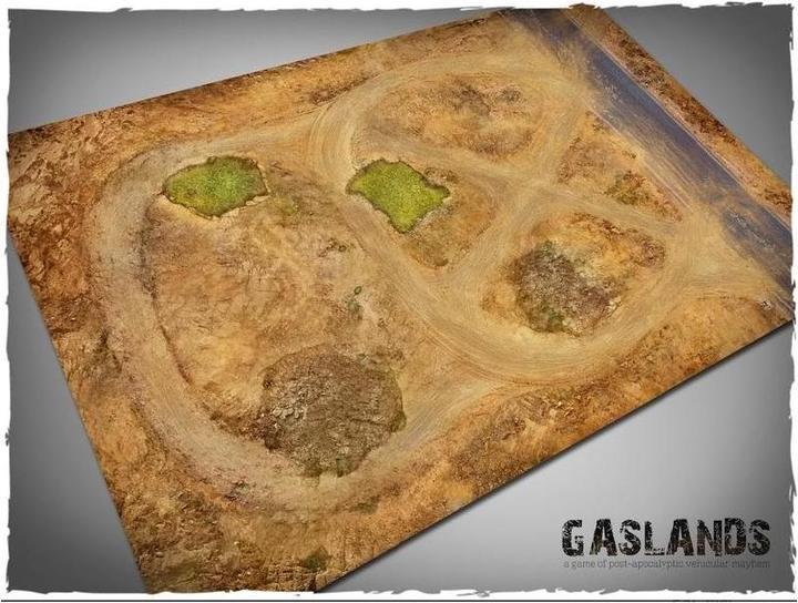 Image du produit Deep-Cut Studio 68MAT44M - Tapis de jeu Gaslands, tapis de souris, taille 122 x 122 cm (Matières plastiques)