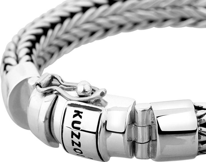 Produktbild Kuzzoi Armband Herren Kastenverschluss Cool Basic 925 Silber (19 cm, 925er Silber)