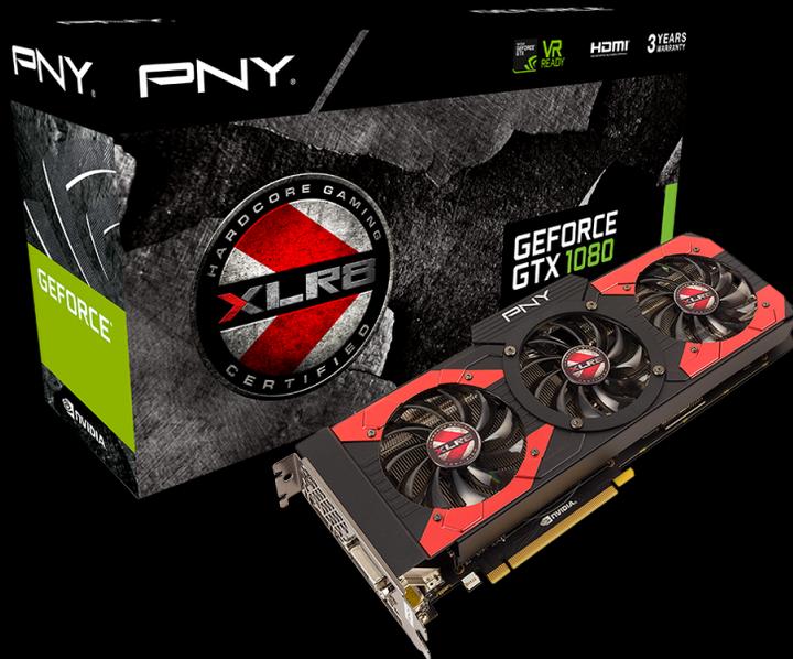Produktbild PNY GeForce GTX 1080 XLR8 OC Gaming (8 GB)