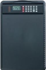 Produktbild Klemmbrett, schwarz (B)228 x (T)18 x (H)347 mm aus Kunststoff, mit abnehmbarem Dual-Power-Ta