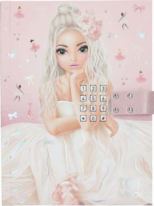 Actual product image Magni DEPESCHE TOPModel Geheimcode Tagebuch BALLET mit Sound rosa (Lined, Hardcover)