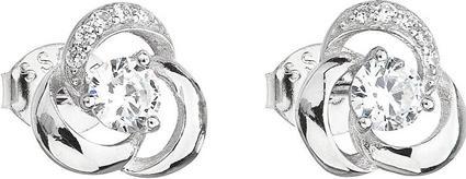Actual product image Evolution Group Silver earrings with zircon 11006.1 (L)