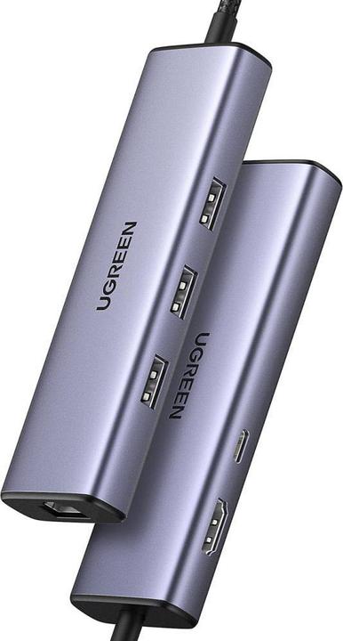 Actual product image Ugreen CM512 (USB-C, 6 Ports)
