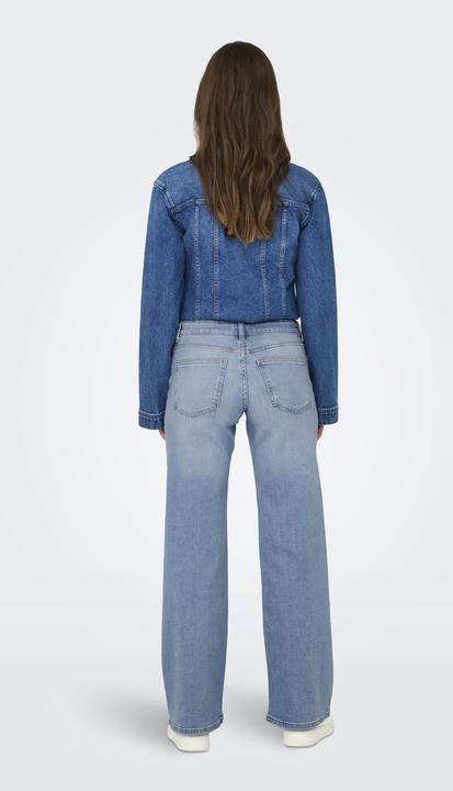 Produktbild Only ONLJUDY Niedrige Taille Gerade geschnitten Jeans Jeans mit weitem Bein (W33/L32)