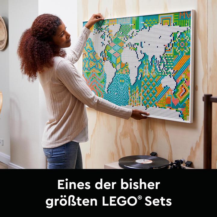 Immagine prodotto LEGO Mappa del mondo (31203, LEGO Art, Set LEGO rari)