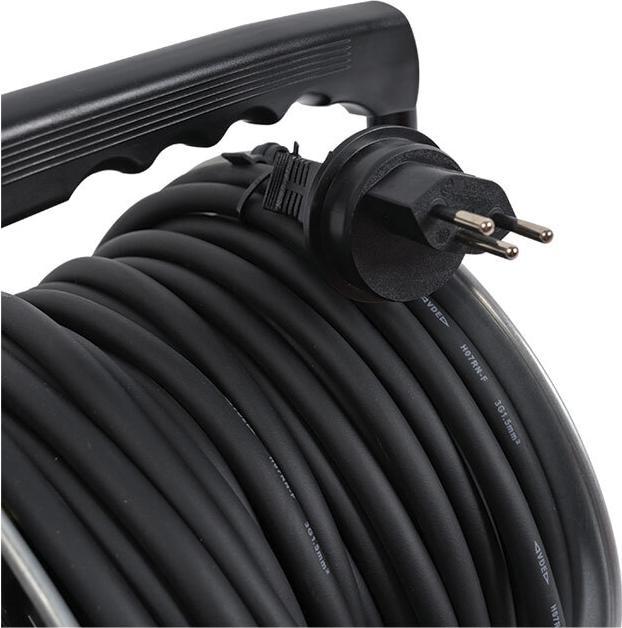 Actual product image Ekström Kabelrolle Metall 3xT13 & 1xT13 IP55 30M (30 m, 1.50 mm²)
