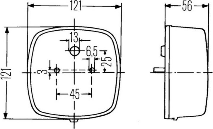 Image du produit Hella Feu arrière de remorque Clignotant, éclairage de plaque d'immatriculation, feu arrière, feu stop