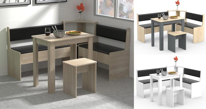 VCM Eckbankgruppe Sitzgruppe Esal Mini (153 x 123 x 80 cm)