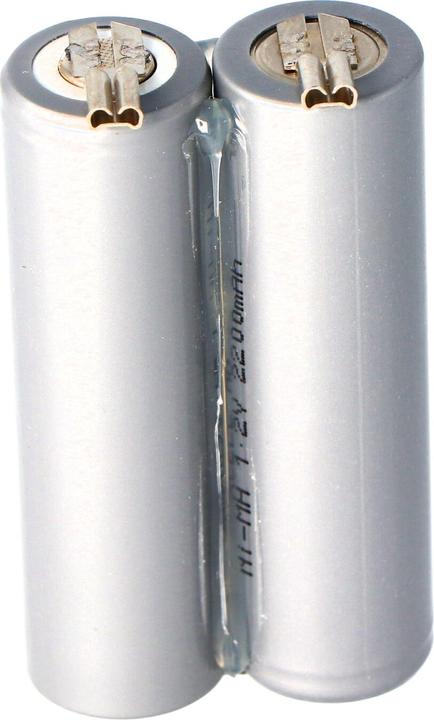 Actual product image AccuCell Battery Moser Ermila Genio Plus Genius Battery 1854-0078 (2 pcs., 2100 mAh)