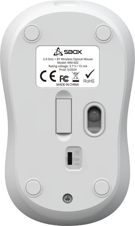 Immagine prodotto Sbox WM-602 Bianco senza fili (Senza fili)