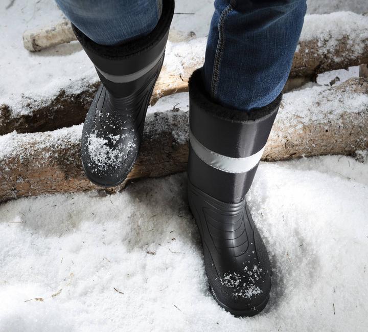 Produktbild Feldtmann Winterschlupfstiefel Skagen Gr.39 schwarz PVC/Nyl.m.Reflexstreifen (39)