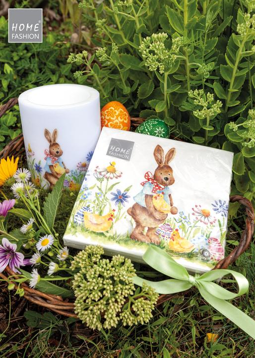 Immagine prodotto Home Fashion Serviette "Osterhase Max" (20 x, 33 x 33 cm)