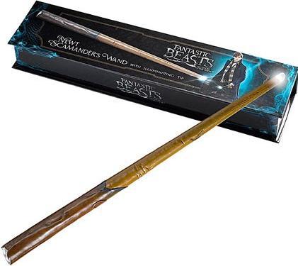 Actual product image Noble Collection Fantastic Beasts: Newt Scamander's wand with light up function
