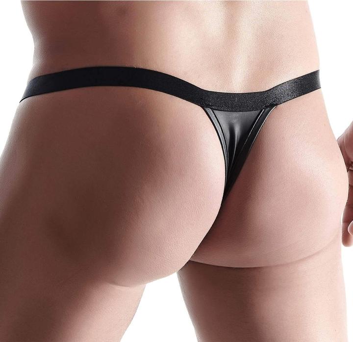 Actual product image Regnes Fetish Planet Wetlook Thong mit Schnalle (M)