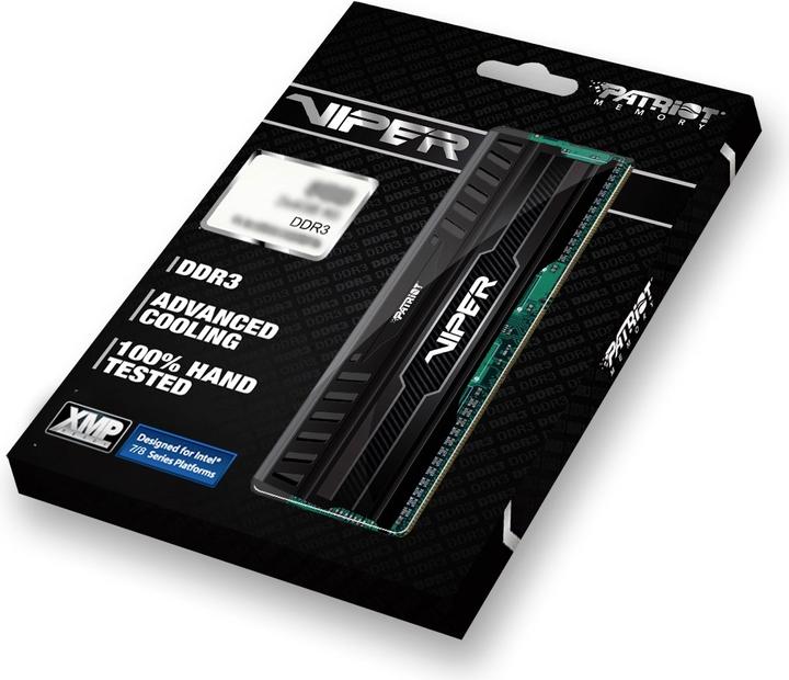Image du produit Patriot Vipère 3 Mamba noire (2 x 8GB, 1866 MHz, RAM DDR3, DIMM)