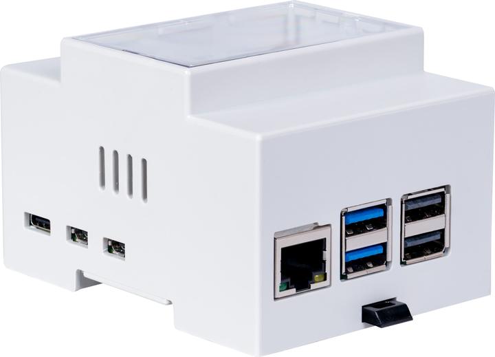Produktbild Raspberry Pi Rpi Pi5 Hutschienen Geh Plastik