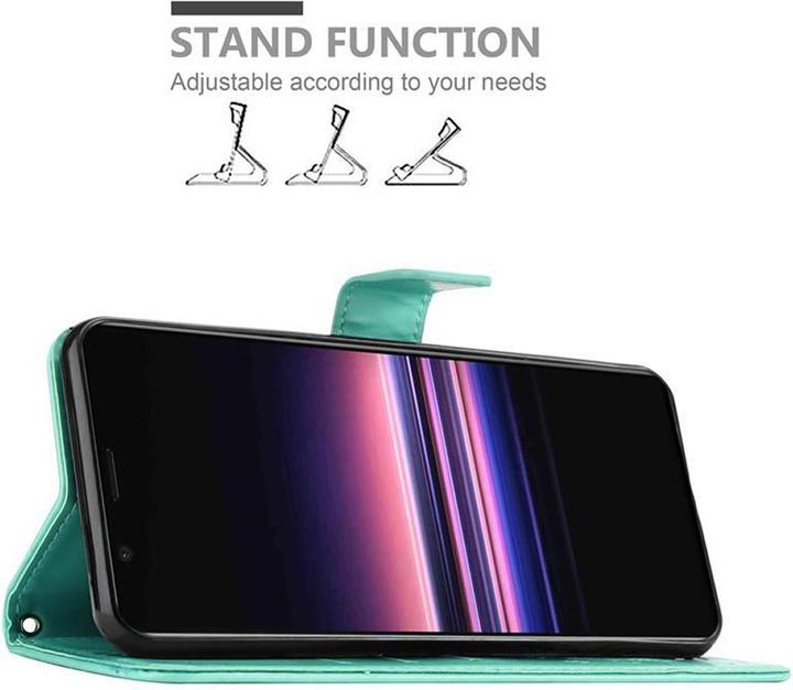 Productafbeelding Cadorabo Bloemen Boekomslag (Sony Xperia 5)