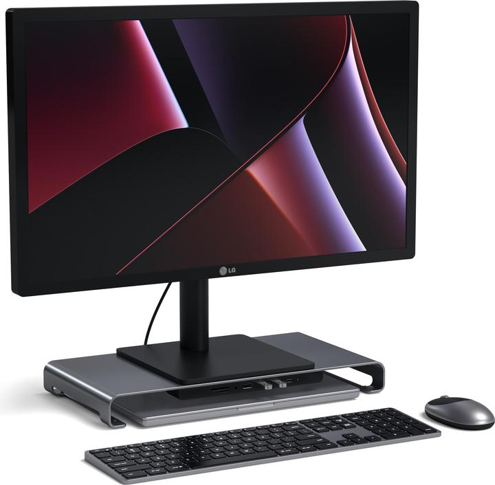 Produktbild Satechi USB-C Aluminum Monitor Stand Hub XL