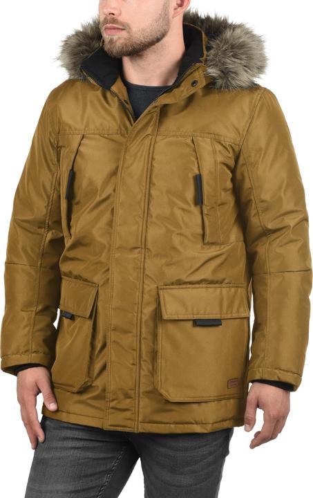 Image du produit Produkt Parkin Manteau D'Hiver À Capuche Avec Faux Fur Parka Veste Longue Pour Homme (L)
