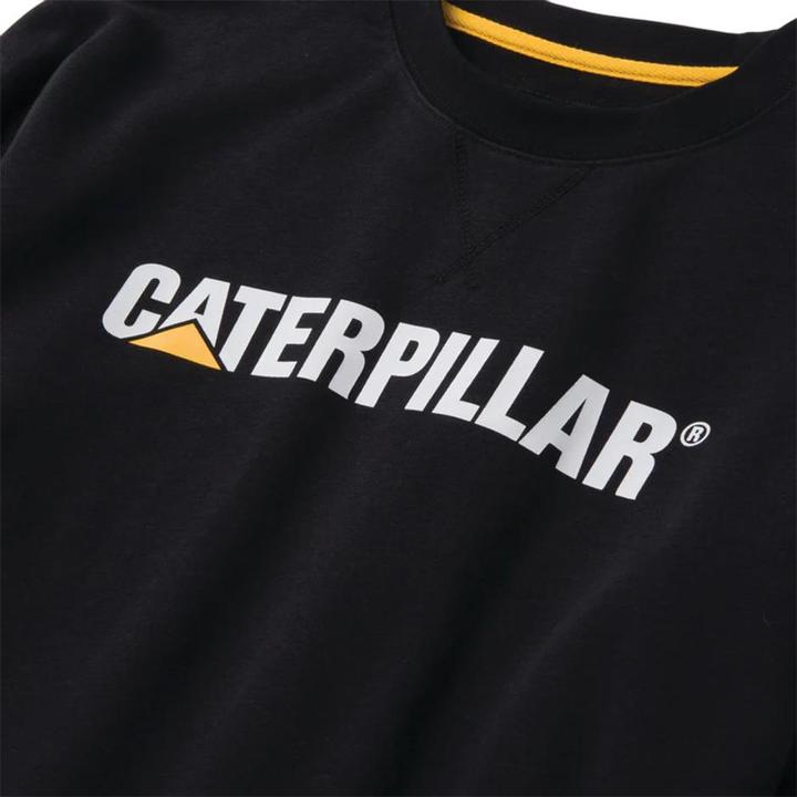 Actual product image Cat Mens Logo Midweight Crew Neck Jumper (XL)