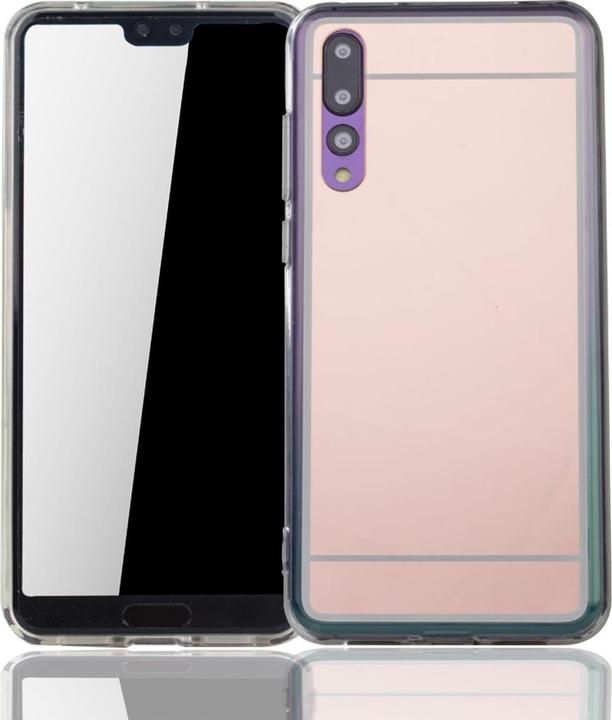 Produktbild König Design Huawei P20 Pro Handy Hülle Spiegel Mirror Soft Case Schutz Cover Etuis Rose Gold (Huawei P20 Pro)