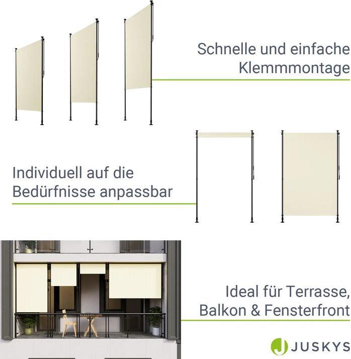 Image du produit Juskys Senkrechtmarkise Barbados (1.20 m)