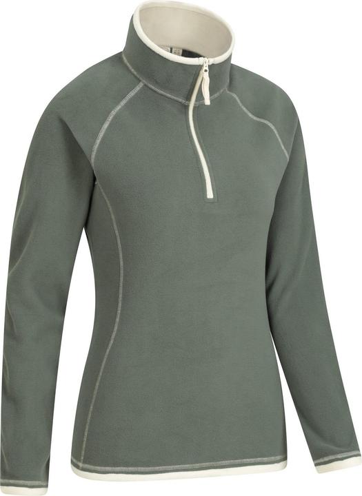 Actual product image Mountain Warehouse Womens/Ladies Montana Half Zip Fleece Top (48 D)